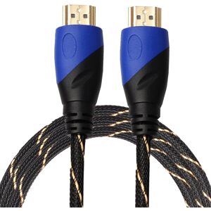 Shoppo Marte 1.8m HDMI 1.4 Version 1080P Woven Net Line Blue Black Head HDMI Male to HDMI Male Audio Video Connector Adapter Cable