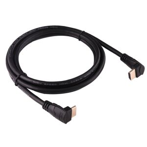 Shoppo Marte 1.8m 4K*2K HDMI 2.0 Version High Speed 90 Degree Right Angle HDMI Male to 90 Degree Right Angle HDMI Male Cable with Ethernet