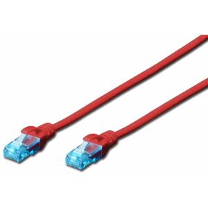 RJ45 CAT 5e UTP-kabel Digitus DK-1512-050/R 5 m