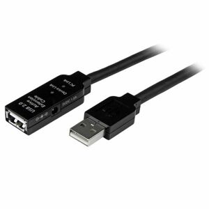 USB-kabel Startech USB2AAEXT5M Sort