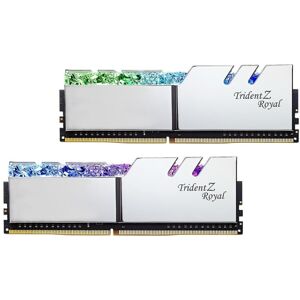 G.SKILL TRIDENTZ ROYAL RGB DDR4 2X16GB 3600MHZ CL16 XMP2 SILVER F4-3600C16D-32GTRSC