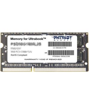 Patriot Memory PATRIOT DDR3 8GB Ultrabook 1600MHz CL11 SO-DIMM