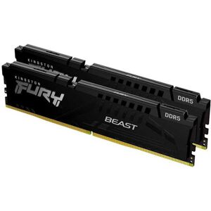 Kingston Hukommelse Ram Fury Beast 32gb 2x16gb Ddr5 6000mhz Sort