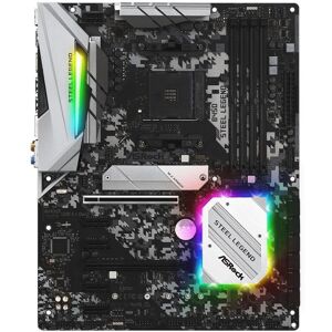 ASRock B450 STEEL LEGEND bundkort (AM4; 4x DDR4 DIMM; ATX; CrossFireX)