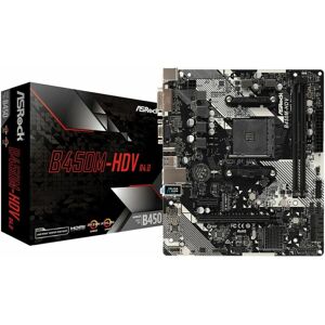 Motherboard ASRock B450M-HDV R4.0 AMD AM4 AMD B450 AMD