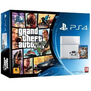 Sony PLAYSTATION 4 White + GTA V ( PlayStation 4 500 GO ) bruges, i god stand