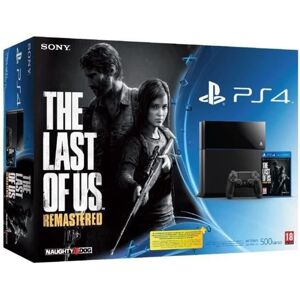 Konsol Sony Playstation 4 500 Go +The Last Of Us Remastered ( ps4)( brugt, god stand )