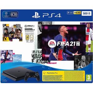 (BRUGT) PLAYSTATION 4 slank 500 go + FIFA 21 ( ps4)