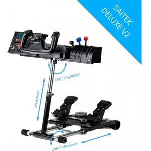 Wheel Stand Pro V2 Deluxe stativ til Logitech Saitek Pro Flight Yoke System flystyring