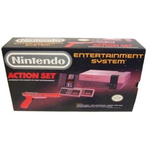 Nintendo 8-bit Action Set Console, 2 Contollers, SMB/ Duck Hunt, Zapper (BRUGT VARE)