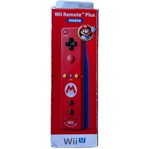 Nintendo Wii Mario Original Kontroll Med Inbyggd Motion Plus - Komplett