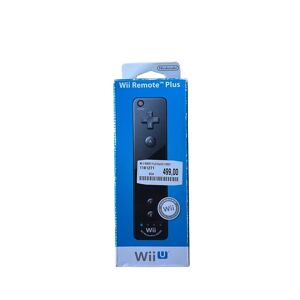 Svart Nintendo Wii/Wii U Original Kontroll Med Inbyggd Wii Motion Plus I Kartong