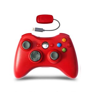 shopnbutik 2.4G trådløs gamepad til Xbox 360 (rød)