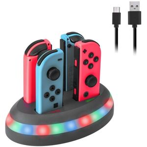 Teknikproffset Ladestation til 4 Nintendo Joy-Con controllere