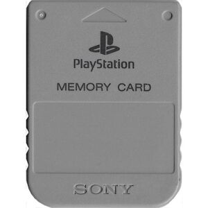 Sony Memorykort 1MB Original Grey Playstation 1 (Brugt)