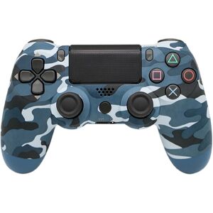 BayOne PS4 Controller DoubleShock til Playstation 4 Wireless - Camouflage Blue