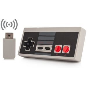 High Discount Trådløs Play Gaming Controller til NES mini Classic Edition med Wrireless Receiver Gamepad og USB Grå enkelt pakke