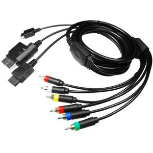 Tech of sweden Multi-RGB-kabel til Wii, Xbox, 360, PS2, PS3