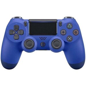 MediaTronixs Wireless Bluetooth Game Controller For PS4 Playstation 4 Dual Vibration Gamepad Blue