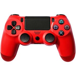 MediaTronixs Wireless Bluetooth Game Controller For PS4 Playstation 4 Dual Vibration Gamepad Red