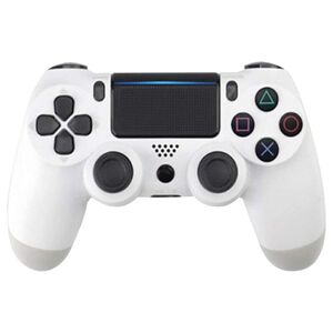 MediaTronixs Wireless Bluetooth Game Controller For PS4 Playstation 4 Dual Vibration Gamepad White