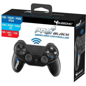 MediaTronixs Pro4 black wireless gamepad controller for Playstion 4 / PS (Sony Playstation 4)