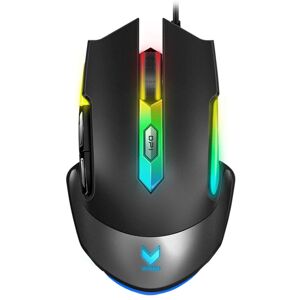 Rapoo V302 7 Keys Color RGB Gaming Wired Mouse, Cable Length: 1.8m(Black)