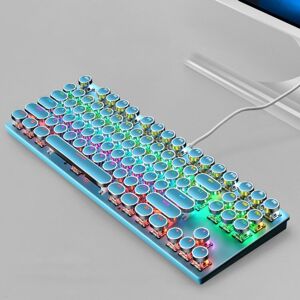 Shoppo Marte FOREV FV-301 Punk 87-keys Blue Axis Mechanical Gaming Keyboard, Cable Length: 1.6m(Blue)