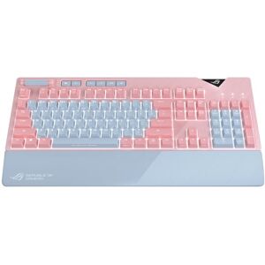 Asus Strix Flare Pink LTD RGB Backlight Wired Gaming Keyboard with Detachable Wrist Rest (Mechanical Brown Switch)