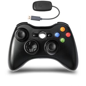 shopnbutik 2.4G trådløs gamepad til Xbox 360 (sort)