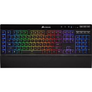 Corsair Mekaniskt tangentbord Gamer K57 RGB - Trådlöst - Bakgrundsbelyst RGB LED - Svart (CH-92C015-FR)