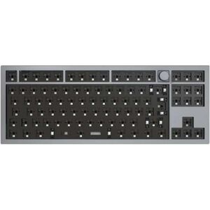 Keychron Q3 QMK Hot-Swap RGB Backlight ISO Knob Version - Barebone - Silver Grey