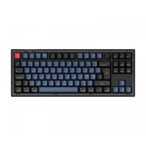 Keychron V3 QMK TKL RGB Knob Hotswap Tastatur - Frosted Black [K Pro Brown]