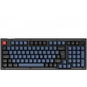 Keychron V5 QMK 96% RGB Knob Hotswap Tastatur - Frosted Black [K Pro Red]