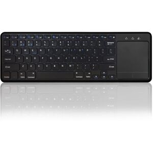 NÖRDIC Bluetooth 5.0 tastatur med touchpad 78 taster multiparring IOS Android Windows US layout