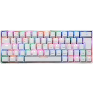 Fourze GK60 Gaming Keyboard, 60% White