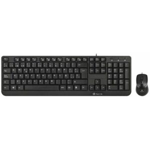 Tastatur og optisk mus NGS NGS-KEYBOARD-0271 Sort QWERTY