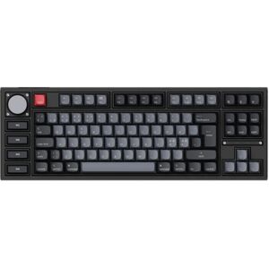 Keychron Q3 Pro QMK TKL Hotswap RGB Backlight ISO Knob Version - Carbon Black [K Pro Banana]