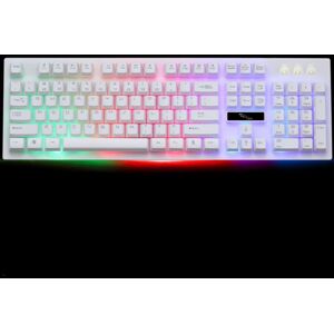 Shoppo Marte ZGB G20 104 Keys USB Wired Mechanical Feel Glowing Computer Keyboard Gaming Keyboard(White)