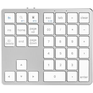 Shoppo Marte K-35 Computer Laptop Keyboard 35-Keys Tablet Accessories Bluetooth Keypad(Silver)