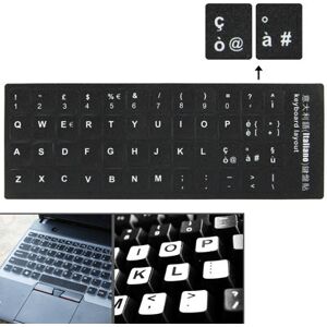 Shoppo Marte Italian Learning Keyboard Layout Sticker for Laptop / Desktop Computer Keyboard