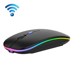 Shoppo Marte 3 Keys RGB Backlit Silent Bluetooth Wireless Dual Mode Mouse(Black)