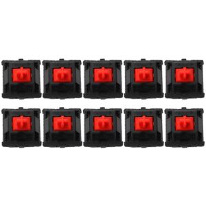 Shoppo Marte 10PCS Cherry Shaft MX Switch Linear Keyboard Shaft, Color: Red Shaft