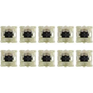 10PCS Cherry MX RGB Transparent Shaft Switch Mechanical Keyboard Triangular Shaft Body, Color: Black Shaft