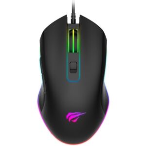 HAVIT HV-MS804 RGB optisk gaming mus med LED-lys.