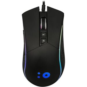 NÖRDIC RGB wired gaming mus 800-6400 DPI 8 nøgler USB, sort