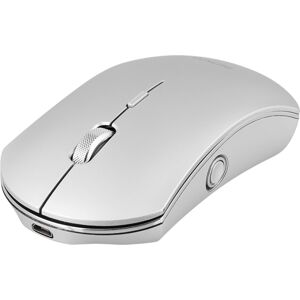 Deltaco Wireless office mouse, aluminium, battery indicator, USB recei