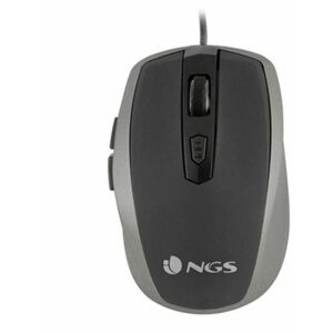 Optisk mus NGS NGS-MOUSE-0986 USB Sølvfarvet