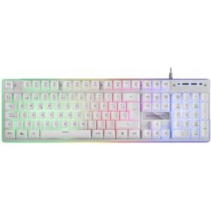 Tastatur Mars Gaming MK220WES RGB Hvid