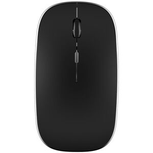 WIWU Wimic Lite WM101 2.4G Simple Office Home Rechargeable Mute Wireless Mouse(Black)